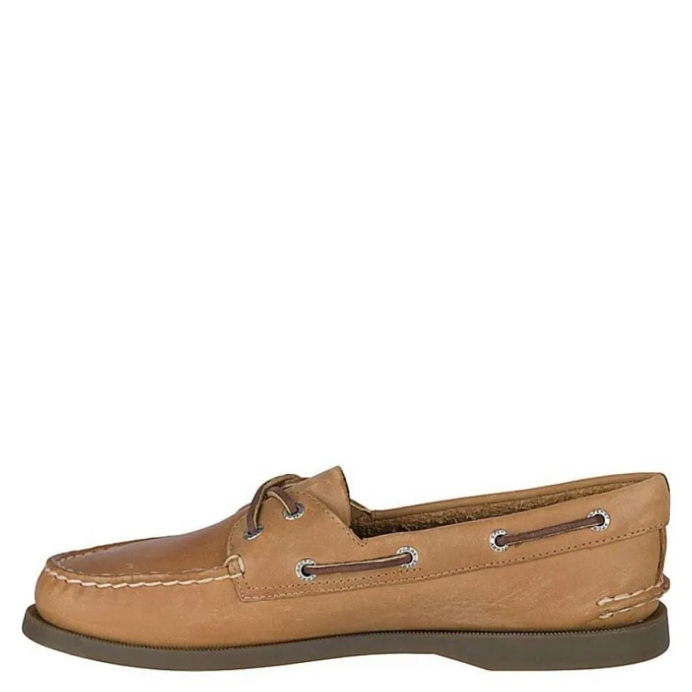 Sperry Women's Authentic Original 2-Eye Boat Shoe in Sahara Leather (Regular Width)