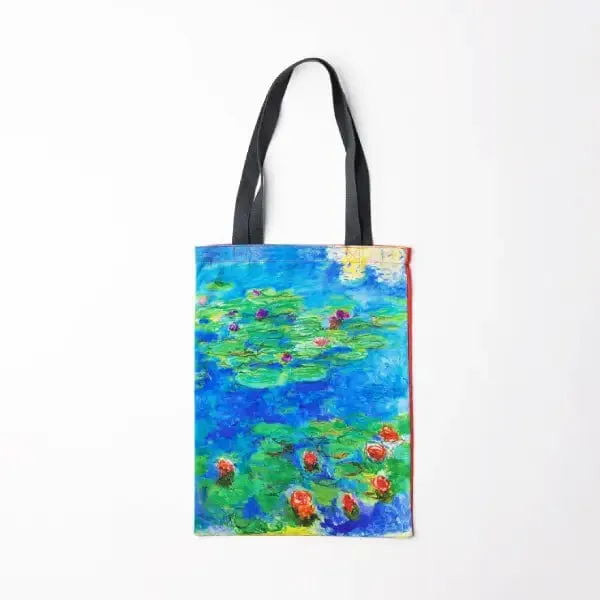 Today is Art Day - Claude Monet Tote Bags