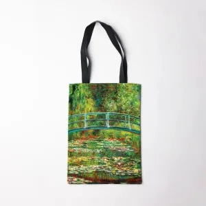 Today is Art Day - Claude Monet Tote Bags
