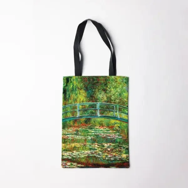 Today is Art Day - Claude Monet Tote Bags