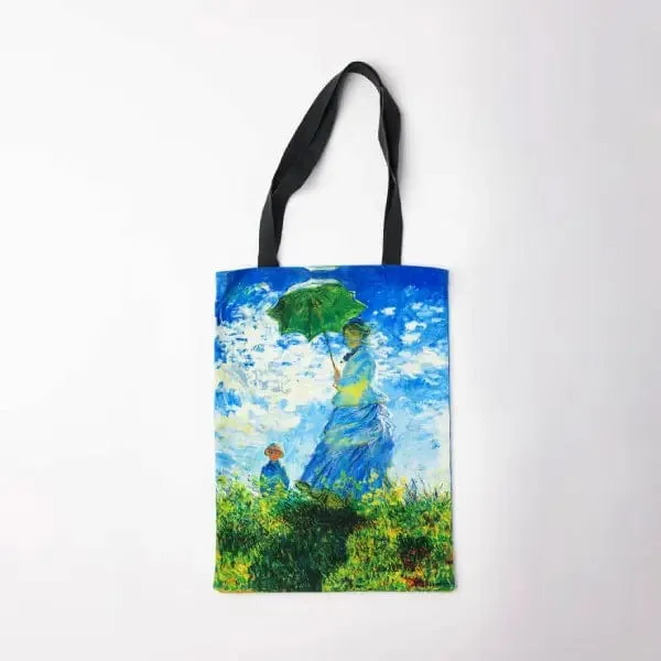 Today is Art Day - Claude Monet Tote Bags