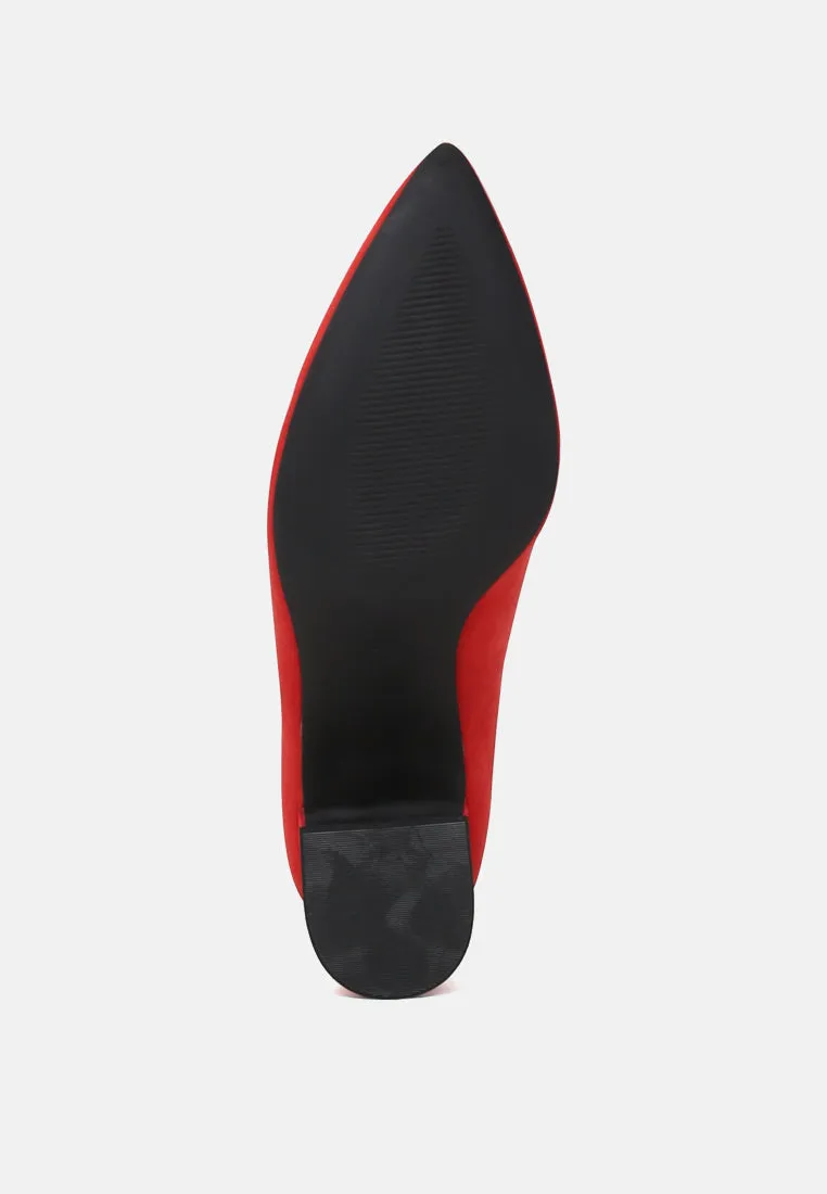 Tori Block Heel Pumps