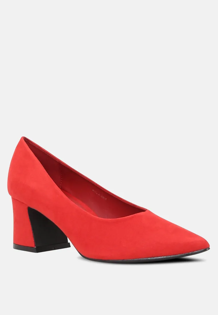 Tori Block Heel Pumps