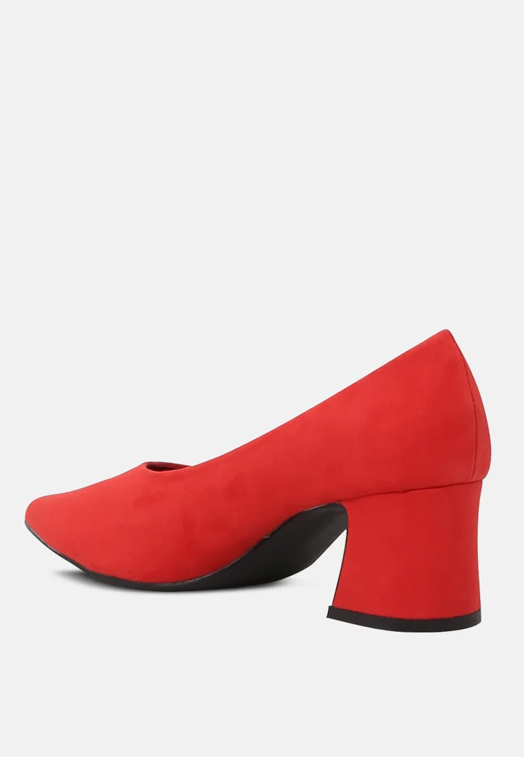 Tori Block Heel Pumps