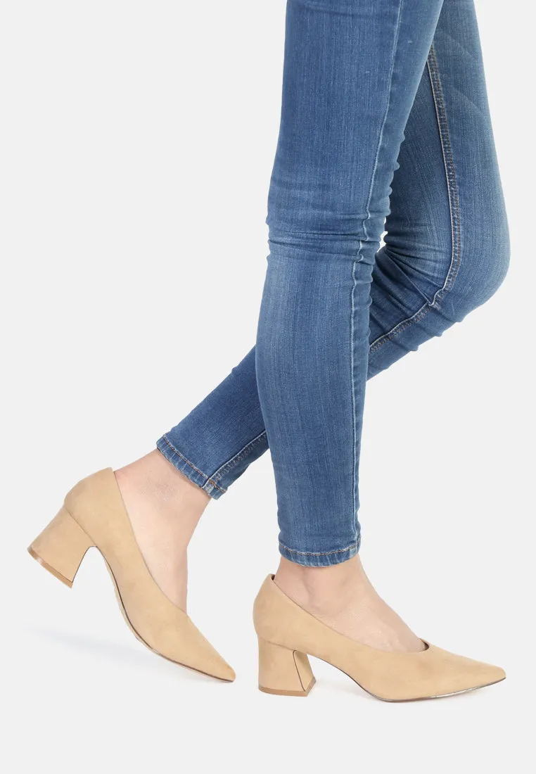 Tori Block Heel Pumps