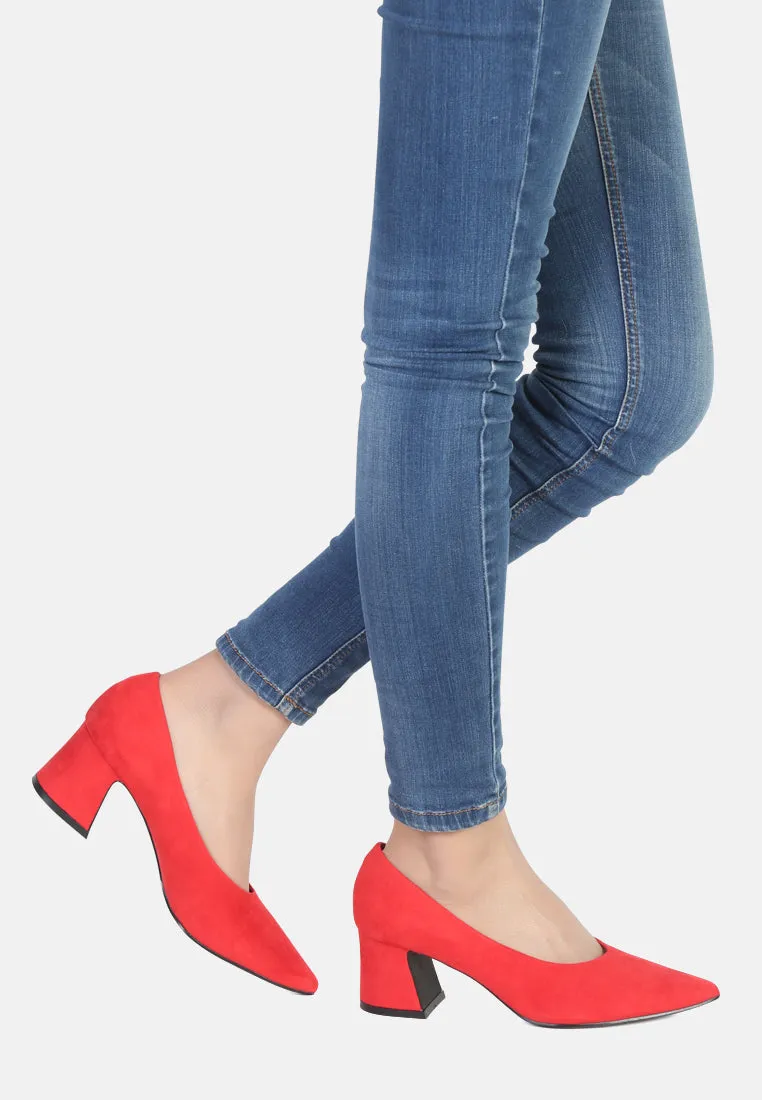 Tori Block Heel Pumps