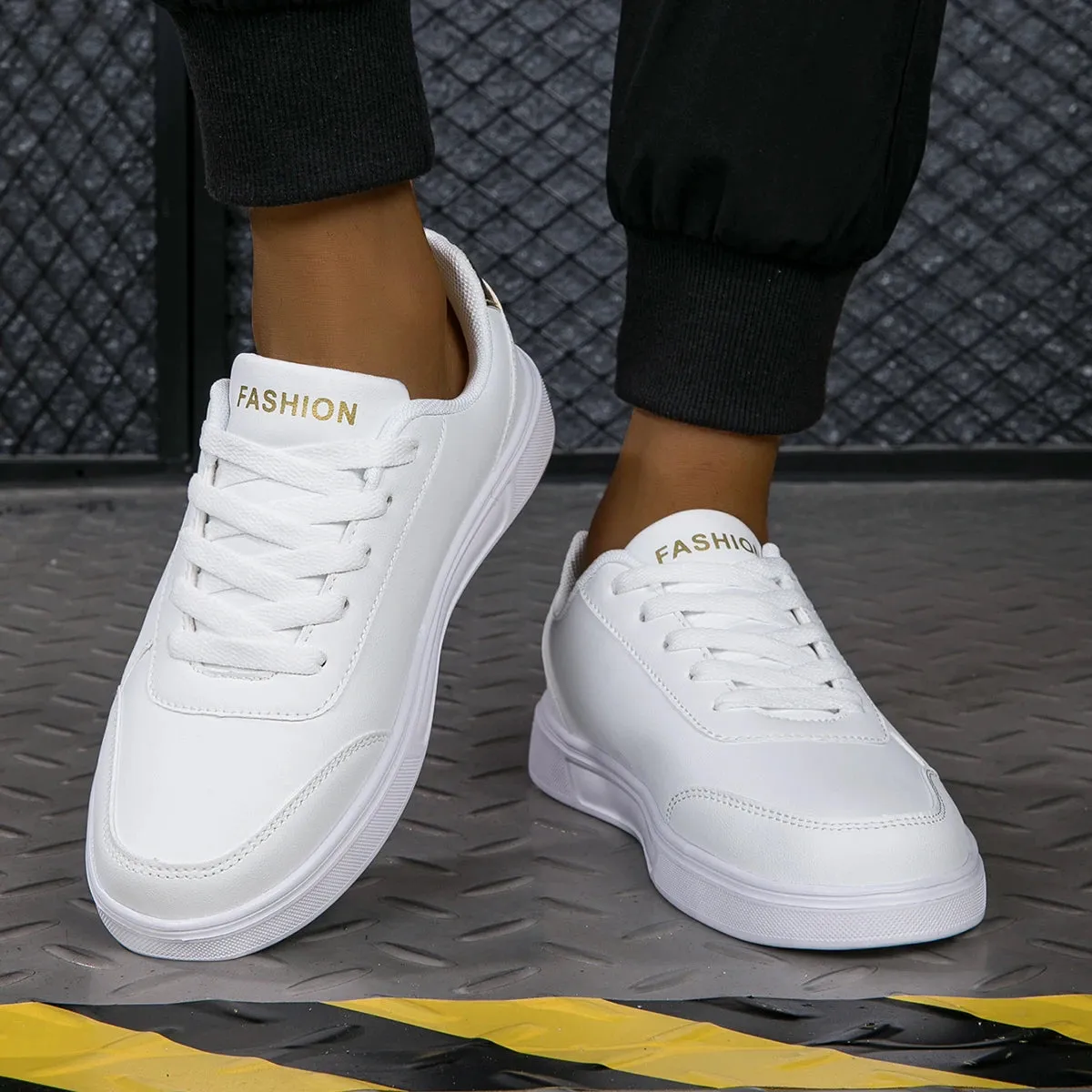 YRZL White Shoes Casual Shoes for Men Comfortable White Sneakers Lightweight Walking Women Shoes Tenis Masculino Plus Size 36-45