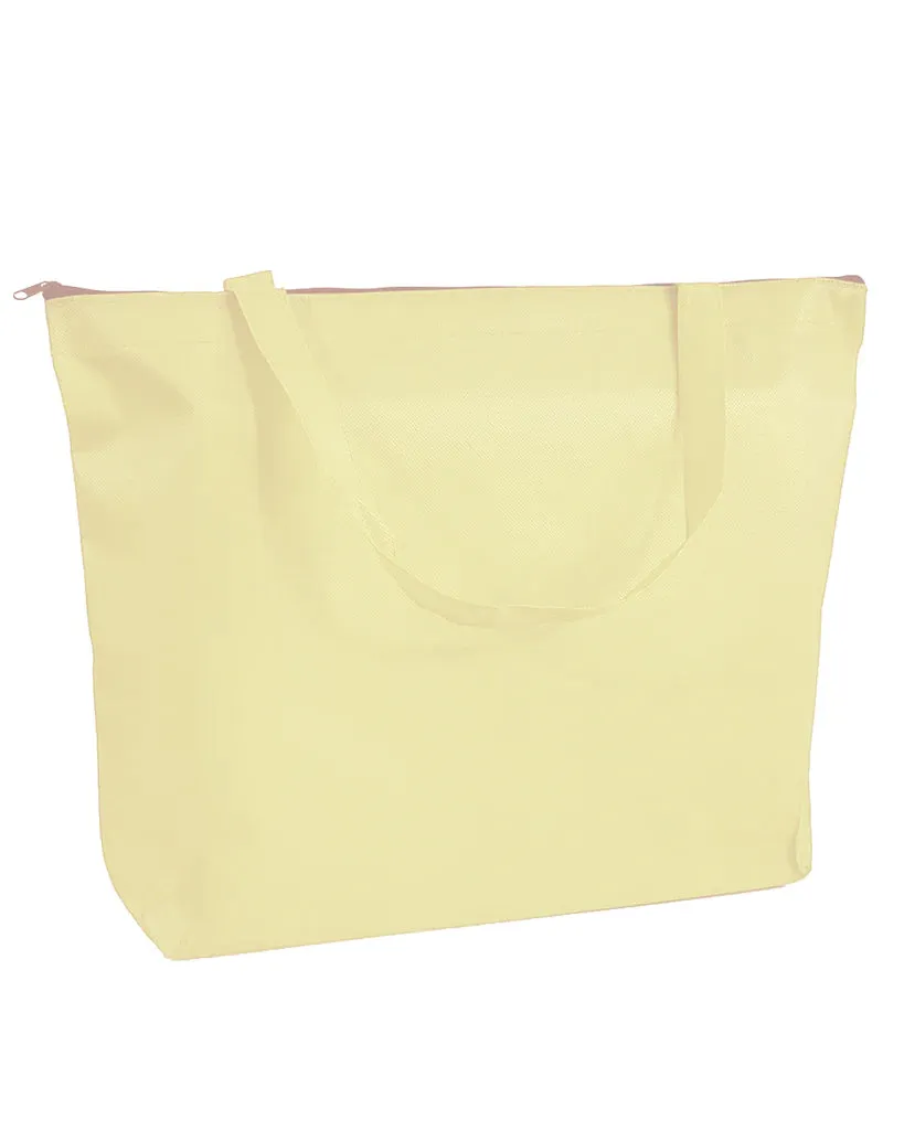 Zippered Promo Convention Tote Bag with Gusset - GN26