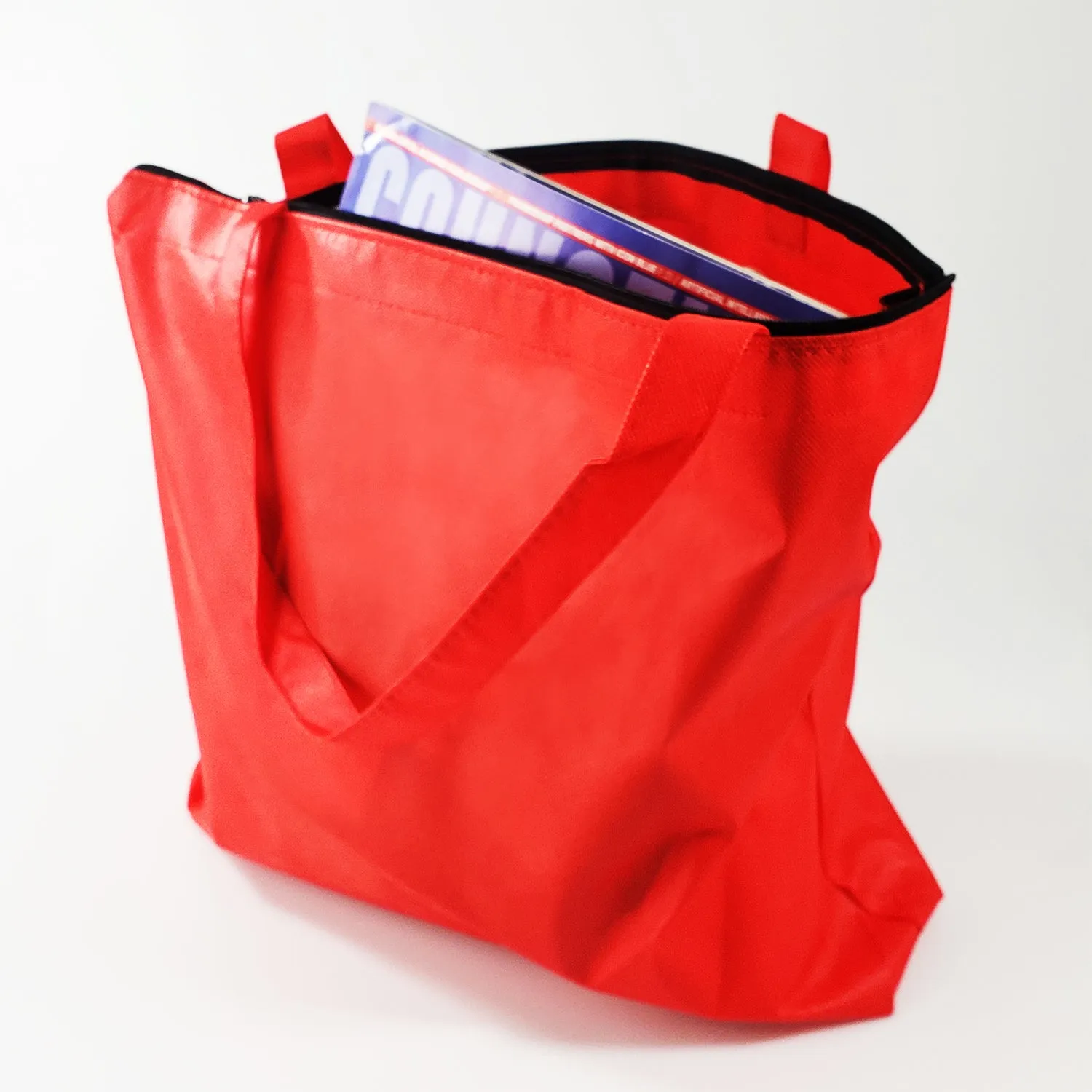 Zippered Promo Convention Tote Bag with Gusset - GN26