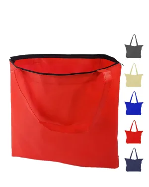 Zippered Promo Convention Tote Bag with Gusset - GN26